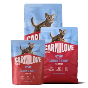 Carnilove Active Łosoś i Indyk dla Kociąt i Kotek w Ciąży / Salmon and Turkey Kittens