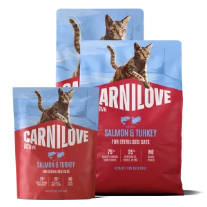 Carnilove Active Łosoś i Indyk dla Sterylizowanych / Salmon and Turkey Sterilised