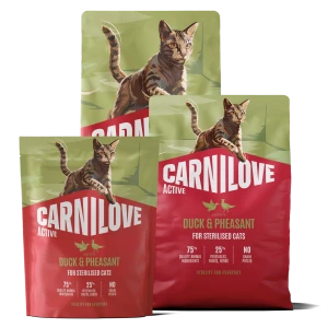 Carnilove Active Kaczka i Bażant dla Sterylizowanych Kotów / Duck and Pheasant Sterilised