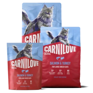 Carnilove Active Łosoś i Indyk dla Kotów Dużych Ras / Salmon and Turkey Adult Large