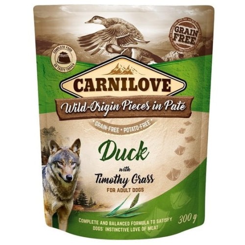 Carnilove-Dog-Kaczka-tymotka-łakowa-Duck-Timothy-Grass-300g-www.swiatshihtzu.pl.1.jpg