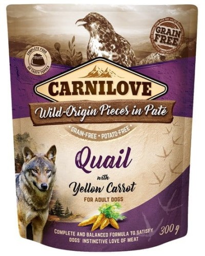 Carnilove-Dog-Przepiorka-i-zolta-marchew-Quail-Yellow-Carrot-saszetka-300g-www.swiatshihtzu.pl.1.jpg