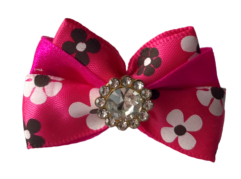 Kokardka-Glamour-w-kwiatki-4,5cm-KGP001-www.swiatshihtzu.pl.1.png