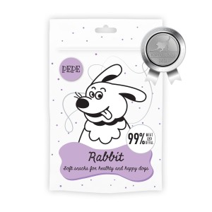 Paka Zwierzaka PEPE Mini Kawałki Królik Chunkies Rabbit 70g