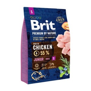 Brit Premium By Nature Junior S Small Kurczak / Chicken 3kg