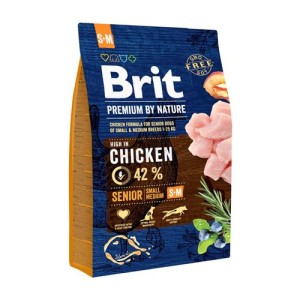 Brit Premium By Nature Senior Small and Medium Kurczak / Chicken 3kg