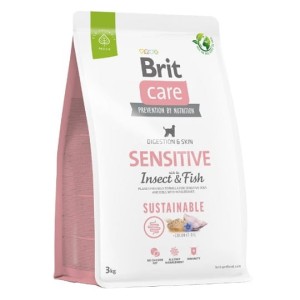 Brit Care Sustainable Sensitive Owady i Ryby / Insect & Fish 3kg