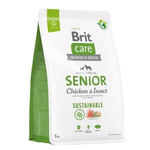 Brit Care Sustainable Senior Kurczak i Owady / Chicken & Insect 3kg
