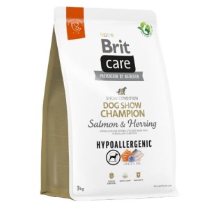 Brit Care Hypoallergenic Dog Show Champion Łosoś / Salmon & Herring 3kg