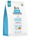 Brit Care Grain-Free Junior Large Breed Łosoś / Salmon 3kg