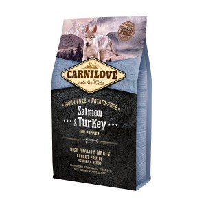 Carnilove Dog Puppy Łosoś i Indyk / Salmon & Turkey 4kg