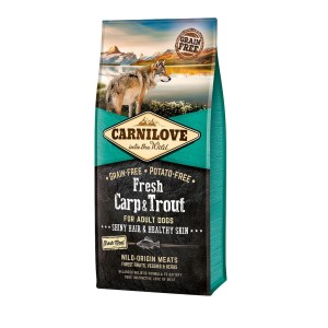 Carnilove Dog Fresh Adult Karp i Pstrąg / Carp & Trout 12kg
