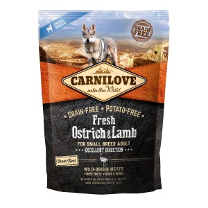 Carnilove Dog Fresh Adult Small Struś i Jagnięcina / Ostrich & Lamb 1,5kg