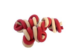 Magnum Węzeł Mięsny / Semi Moist Knotted Stick Red/White 1szt 30g