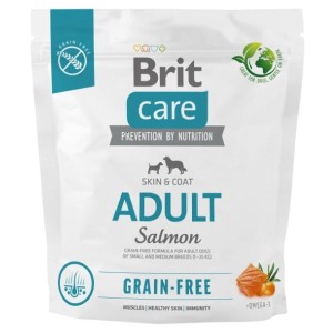 Brit Care Grain-Free Adult Small & Medium Łosoś / Salmon 1kg
