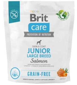 Brit Care Grain-Free Junior Large Breed Łosoś / Salmon 1kg