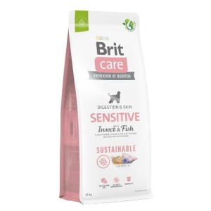 Brit Care Sustainable Sensitive Owady i Ryby / Insect & Fish 12kg