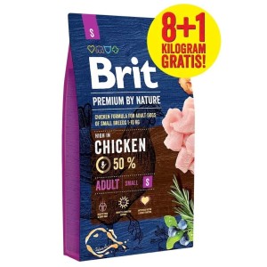 Brit Premium By Nature Adult Small Kurczak / Chicken 8+1kg