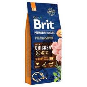 Brit Premium By Nature Senior Small and Medium Kurczak / Chicken 15kg
