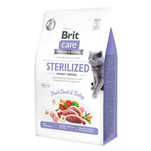 Brit Care Cat Grain-Free Sterilized Weight Control Kaczka 0,4kg