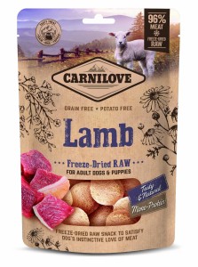 Carnilove Dog Freeze-Dried Snack Raw Monoprotein Lamb / Liofizowana Jagnięcina 60g
