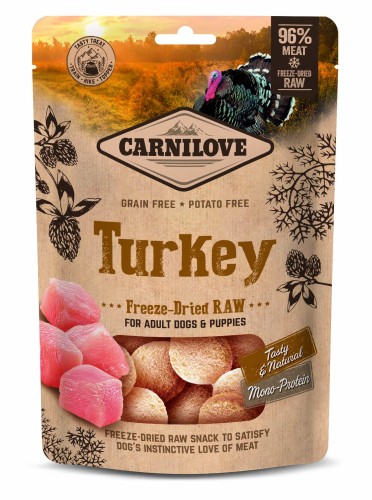 Carnilove_True_Fresh_Raw_Freeze-Dried_Snack_monoprotein Turkey_60g_www.shopfordog.pl_1.jpg