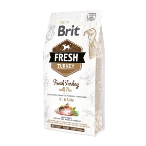 Brit Fresh Turkey & Pea Adult Fit & Slim / Indyk z groszkiem dla psów z nadwagą, starszych 2,5kg