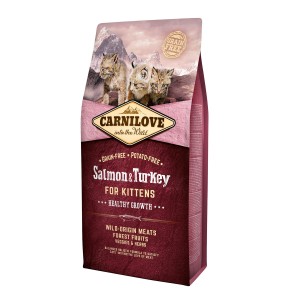 Carnilove Cat Kittens Łosoś i Indyk dla Kociąt / Salmon & Turkey 6kg 