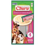 Inaba Dog Churu 4p Chicken with Salmon Przysmak Pasta Dla Psa Kurczak z Łososiem 4x14g