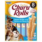 Inaba Dog Churu Rolls Chicken Wraps Pałeczki z kurczaka z serem 8x12g