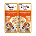 Inaba Dog Twin Kurczak Warzywa i Wołowina / Chicken Vegetables & Beef 2x40g