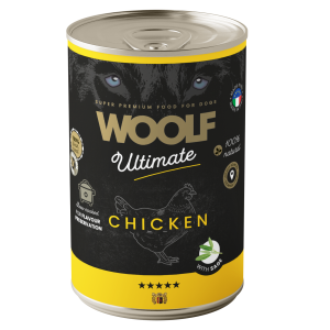 Woolf Ultimate Dog Can Karma Mokra Monoproteinowa Kurczak / Chicken & Sege 400g