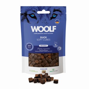 Woolf Soft Cubes Monoprotein Miękkie kosteczki Kaczka / Duck 100g