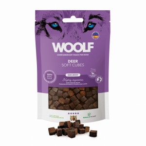 Woolf Soft Cubes Monoprotein Miękkie kosteczki Jeleń / Deer 100g 