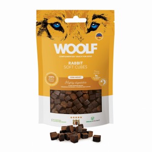 Woolf Soft Cubes Monoprotein Miękkie kosteczki Królik / Rabbit 100g