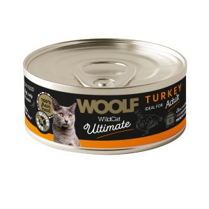 Woolf Wild Cat Ultimate Can Karma Mokra dla kota Indyk / Turkey Pate 85g