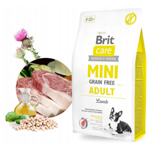 Brit Care Dog Mini Grain Free Adult Jagnięcina 2kg
