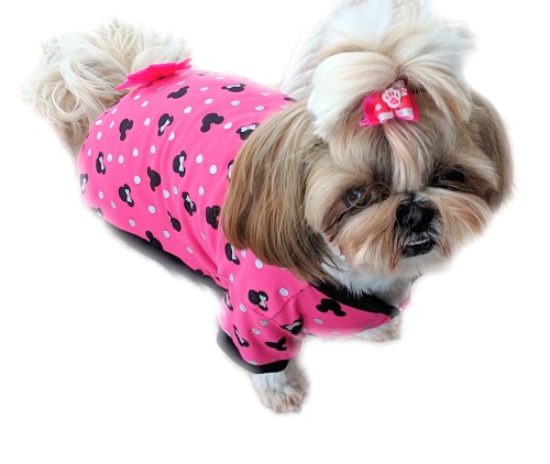 Ręcznie szyta bluza dresowa z kapturem Mouse www.swiatshihtzu.pl 2.jpg