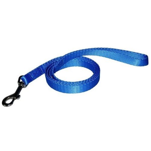 CHABA Smycz taśma - 16mm 130cm niebieska swiatshihtzu.pl.jpg