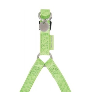 Zolux szelki regulowane Mac Leather 15mm Seledynowe