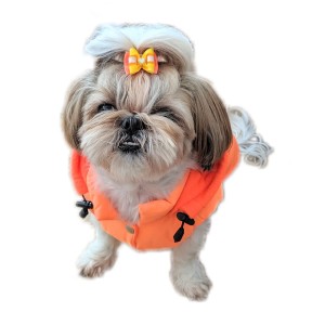 Ręcznie szyta kurtka sportowa pomarańczowa