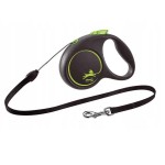 Flexi smycz Black Design linka S 5m zielona