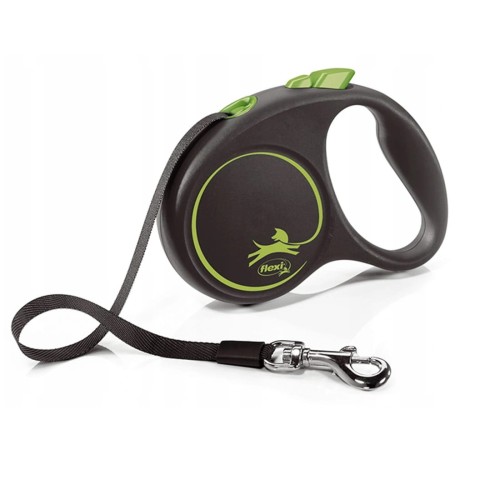 Flexi-smycz-Black-Design-tasma-S-5m-zielona-www.swiatshihtzu.pl 1.jpg