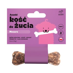 Azanki Kość do Żucia Mocarz dla Młodych Psów 10cm