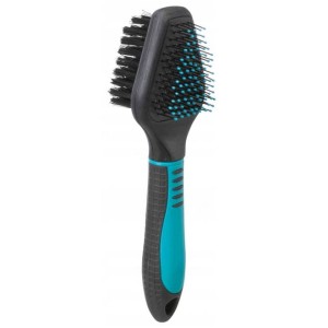 Trixie Szczotka dwustronna wyprofilowana dla trudno dostępnych obszarów 6x19cm