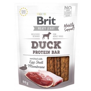 Brit Meaty Jerky Snack Protein Bar kaczka - duck 80g