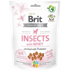 Brit Care Dog Crunchy Cracker dla szczeniąt Owady i Serwatka Insect & Whey 200g