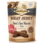 Carnilove Dog Jerky wołowina i filet wołowy Beef & Beef Muscle Fillet 100g