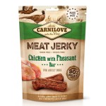 Carnilove Dog Jerky kurczak i bażant Chicken with Pheasant Bar 100g