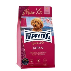 Happy Dog Mini XS Japan Pstrąg z wodorostami / Trout & Seaweed 1,3kg